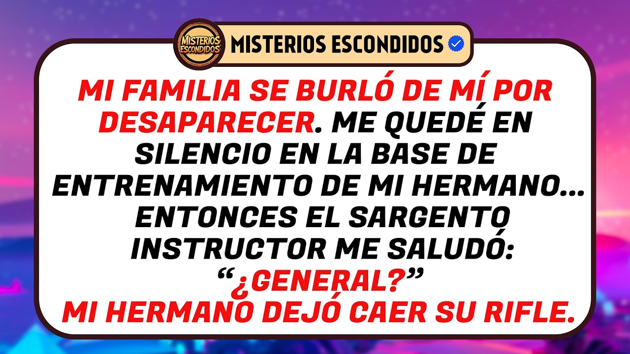 Mi Familia Dijo Que Yo Era Un Fracaso, Hasta Que Un Sargento Me Vio Y Se Congeló Al Decir: ¿General?
