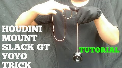 Houdini Mount Slack GT Yoyo Trick Tutorial!!