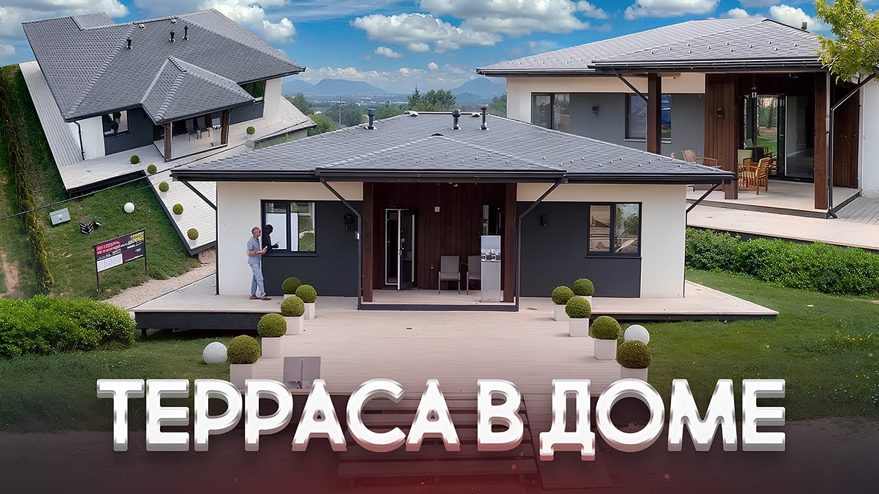 Тихорецке сборный дом терраса