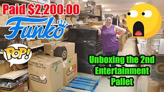 Unboxing the missing Pallets - They are full of Entertainment items - I paid $2,200.00