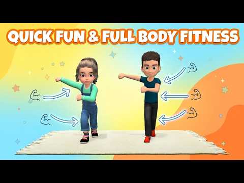 15-Min Kids Workout: Quick Fun & Full Body Fitness!