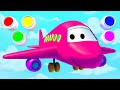 Baby Kids Learn Colors with Finger Family Airplane
