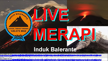 Live Streaming Merapi - Merapi Volcano Eruption, Central Java, Indonesia 12/03/2023