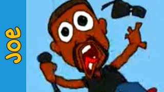 Joe Cartoon:  Kanye West in a Blender