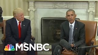 President Obama ‘Encouraged’ By Donald Trump’s Meeting | Andrea Mitchell | MSNBC