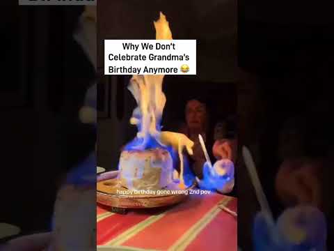 Grandma Burns Down the House 😂 #shorts 