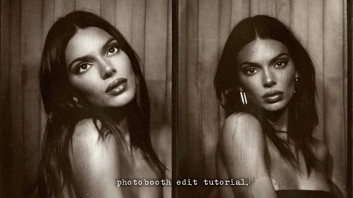 photobooth effect edit tutorial.