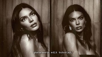 photobooth effect edit tutorial.