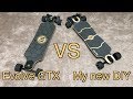 #60 Evolve GTX VS  My new DIY 전동보드