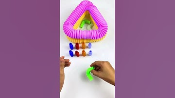 Very relaxing ASMR Mini Pop Tube 🤖#asmr #satisfying #creative #poptubesound #diy #poptubeasmr #robot