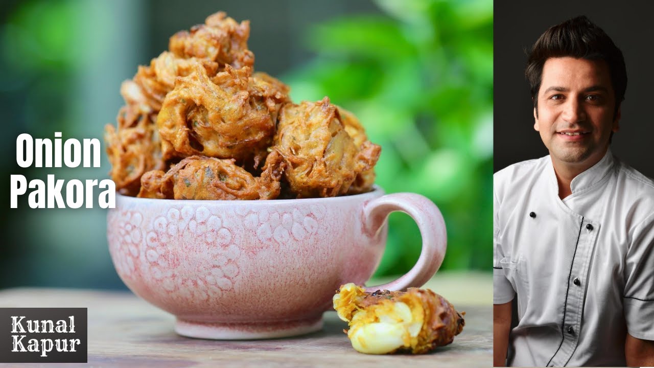 Pyaz Ke Pakore, Cheese Stuffed Crispy Onion Pakora Recipe | Onion Bhajiya Kunal Kapur Monsoon Recipe | Kunal Kapoor