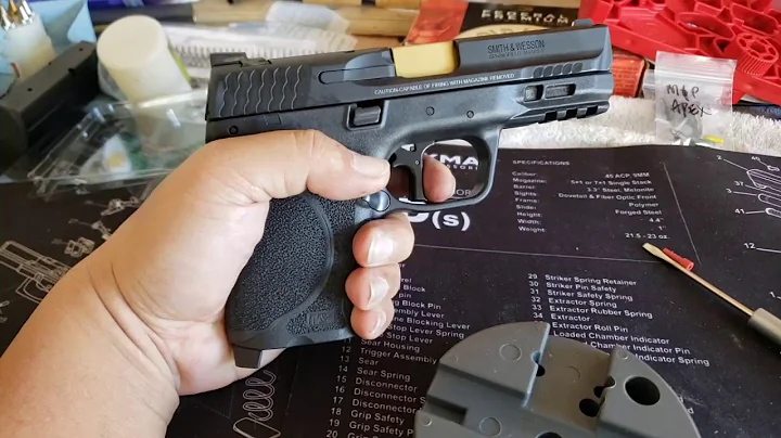 M&P 2.0 Compact with Apex Flat-Faced Forward Set Trigger Kit