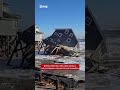 Nord Carolina, una casa crolla nell'oceano