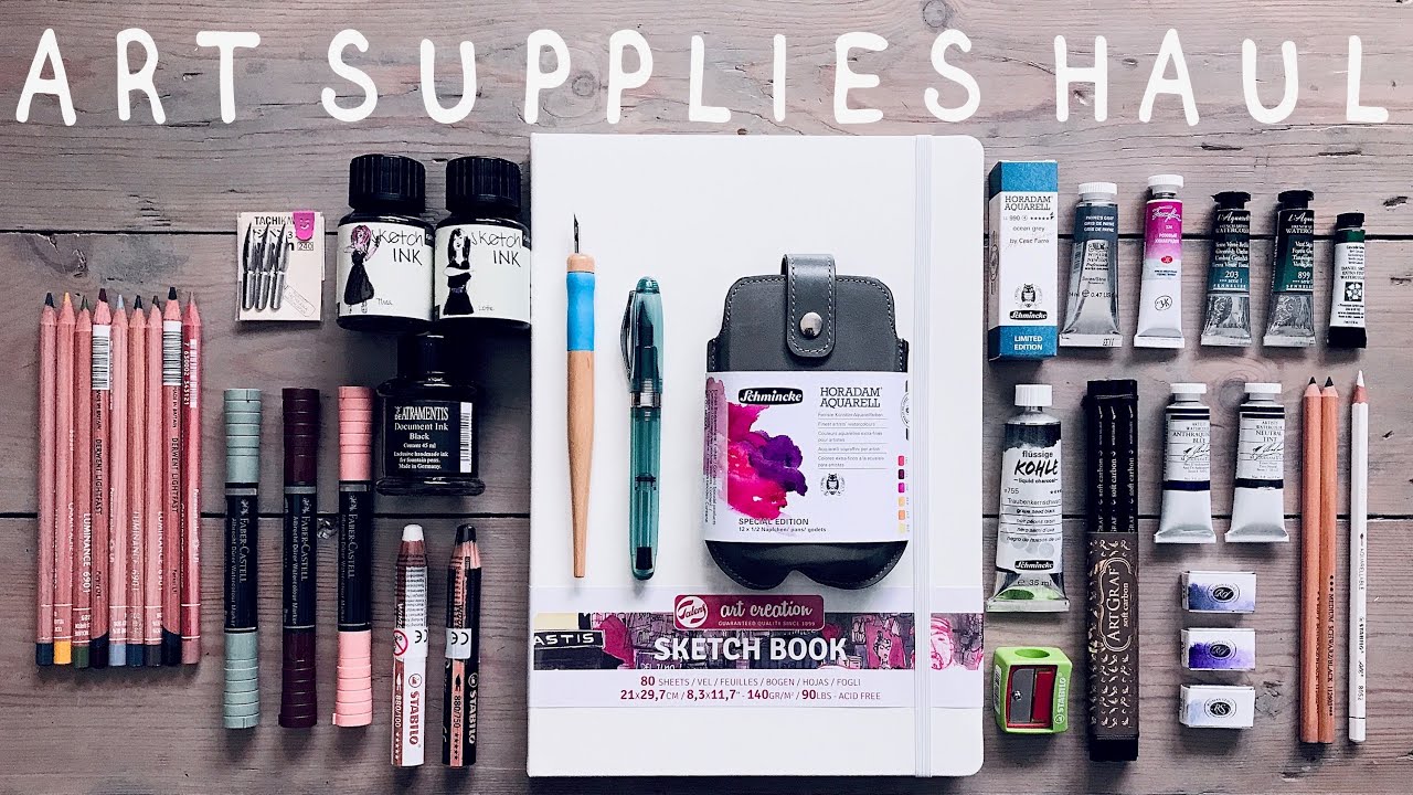 BIG ART HAUL! ✷ New supplies from Jackson's, Cult Pens, Pure Pens