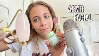 ASMR giving you a Facial✨ r e l a x i n g