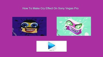 How To Make Cry On Sony Vegas Pro