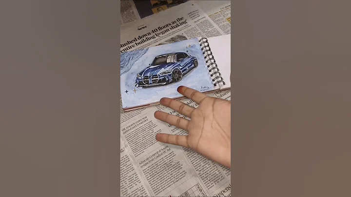 Do you enjoy transition reels??🤔✨#bmw#bmwm4#artist#artchannel #painting #art#sketchful #shortvideo