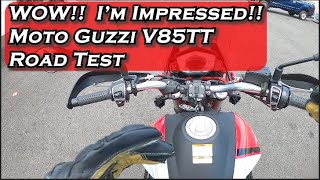 WOW!! I'm Impressed!!  Moto Guzzi V85TT