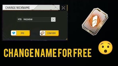 How to change name for free 😯😍Without diamonds #ff