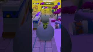 Talking Tom Gold Run Officer Tom Runs In Venice Canals Gameplays &amp; Hit All Rakoons Worlds #shorts