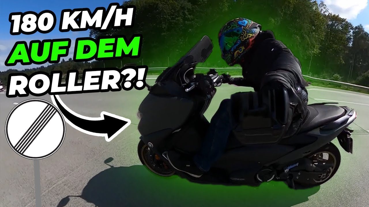 ÜBER 180 KM/H AUF EINEM ROLLER! | Yamaha TMAX