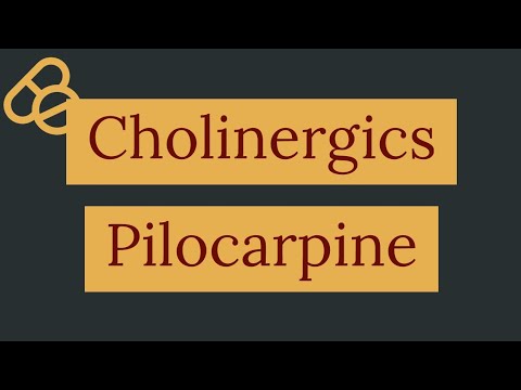 Cholinergic drugs : Pilocarpine
