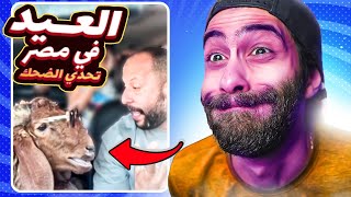 تحدي الضحك 🤣🐑 نسخة عيد الأضحى في مصر حاجة تانية !!