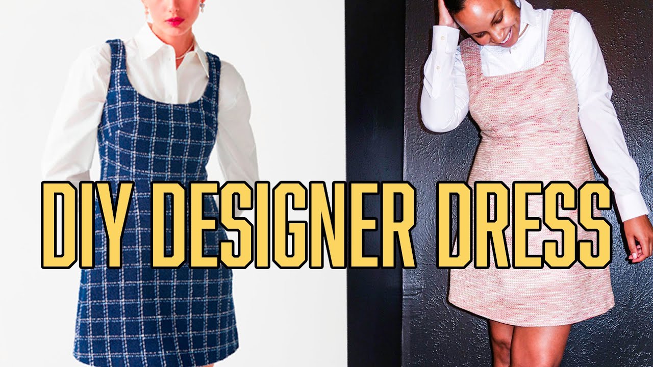 Making A Fall Tweed Mini Dress | Vikisews Audrey Dress Sewing Vlog