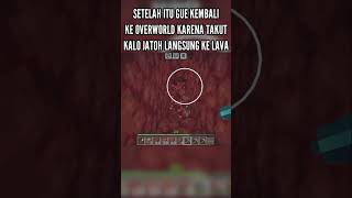 LAPORAN NAMBANG DI NETHER #shorts #vtuber #minecraft #mcpe