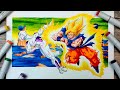 Drawing GOKU Ssj VS FRIEZA Final Form | Epic NAMEK Battle