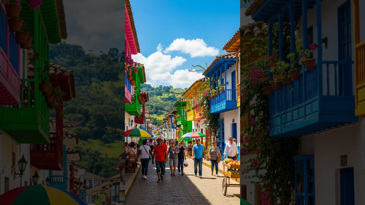 Is this THE MOST BEAUTIFUL TOWN in Colombia 🇨🇴 ? You decide!