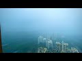 Mumbai Rains - Time-lapse  View from 40th floor