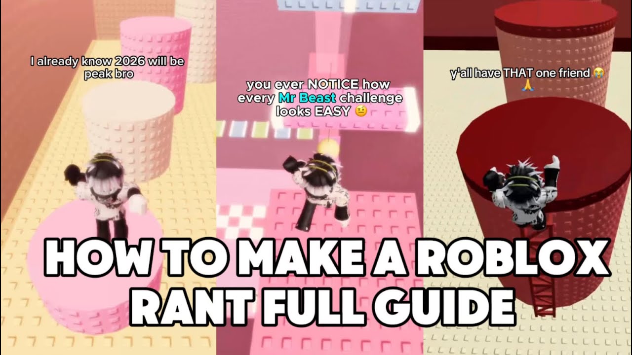 Robolx Rant Layout How to make a Roblox rants easy tutorial | NoobRants - YouTube