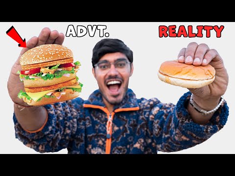 Food in TV Ad VS in Reality 