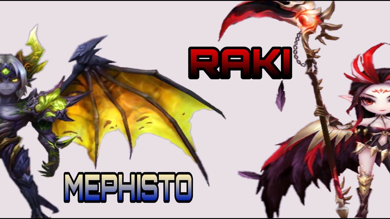 MEPHISTO & RAKI ANTI REVIVER TEAM-SUMMONERS WAR - YouTube