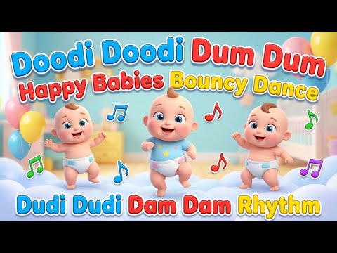 Video Doodi Doodi Dum Dum | Happy Babies Bouncy Dance | Dudi Dudi Dam Dam Rhythm #doodi #babies #dudi #dam