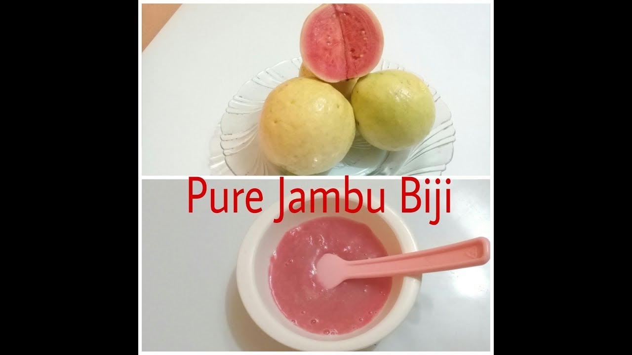 Resep Mpasi Menu Tunggal 8 Bulan Keatas Pure Jambu Biji Youtube