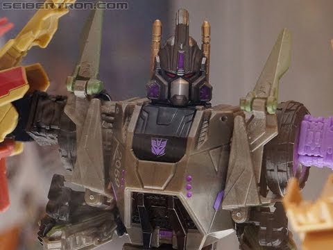 SDCC Transformers Fall of Cybertron BRUTICUS set on display at BotCon 2012