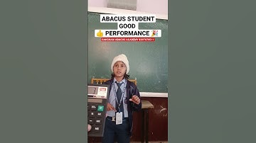 ABACUS STUDENT GOOD 👍 PERFORMANCE 🎉 #abacus #maths #education #kids #best #skills #program #shorts