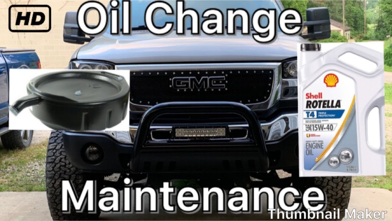 How To Change Oil On A Duramax - YouTube