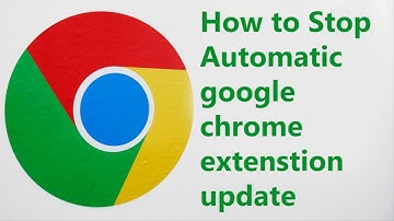 How to stop automatically chrome extension update 100% true