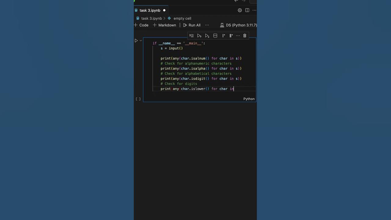 Check String Properties in Python | LeetCode & HackerRank Solution! # ...