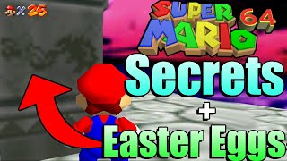 Super Mario 64 Easter Eggs and Secrets!!!