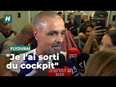 L'un des passagers "héros" du vol Flydubai vers Tel Aviv dérouté témoigne