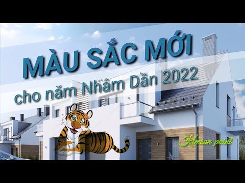 Màu Sơn Nhà Đẹp 2020 - TOP MÀU SƠN ĐẸP Cho NĂM NHÂM DẦN 2022 của NHỮNG HÃNG SƠN HÀNG ĐẦU(The best color for year 2022)