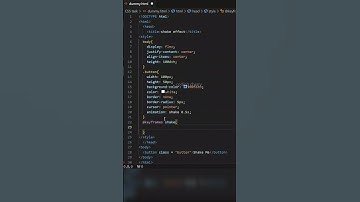 Shake effect using CSS || html #codingtutorials