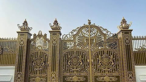 Cổng Nhôm Đúc Nam Định Cao cấp - Chất Lượng