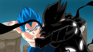 Vegeta vs Cosmic Garou Part 1,2,3 Fan Animation