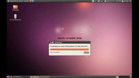 Howto create a bootable Ubuntu Complete Remix 10.04 USB drive