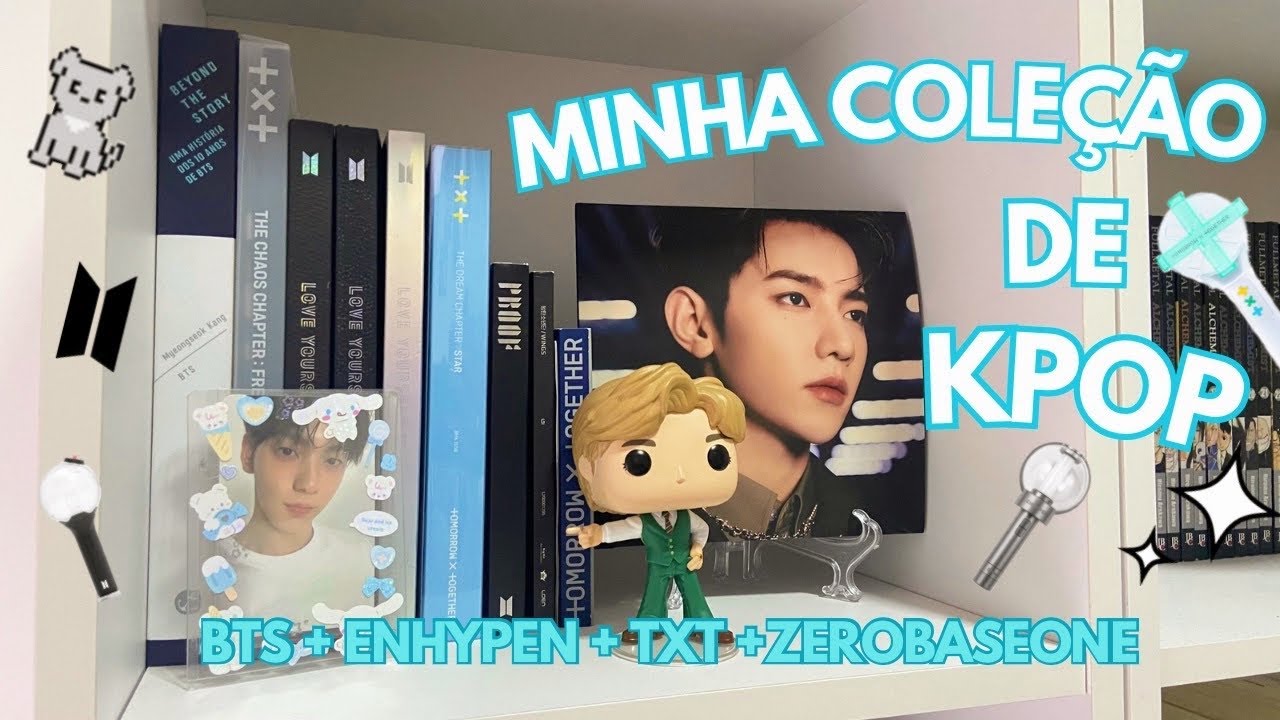 Tour Pela Minha Coleção de KPOP !! - BTS + TXT + Enhypen + Zerobaseone 💗